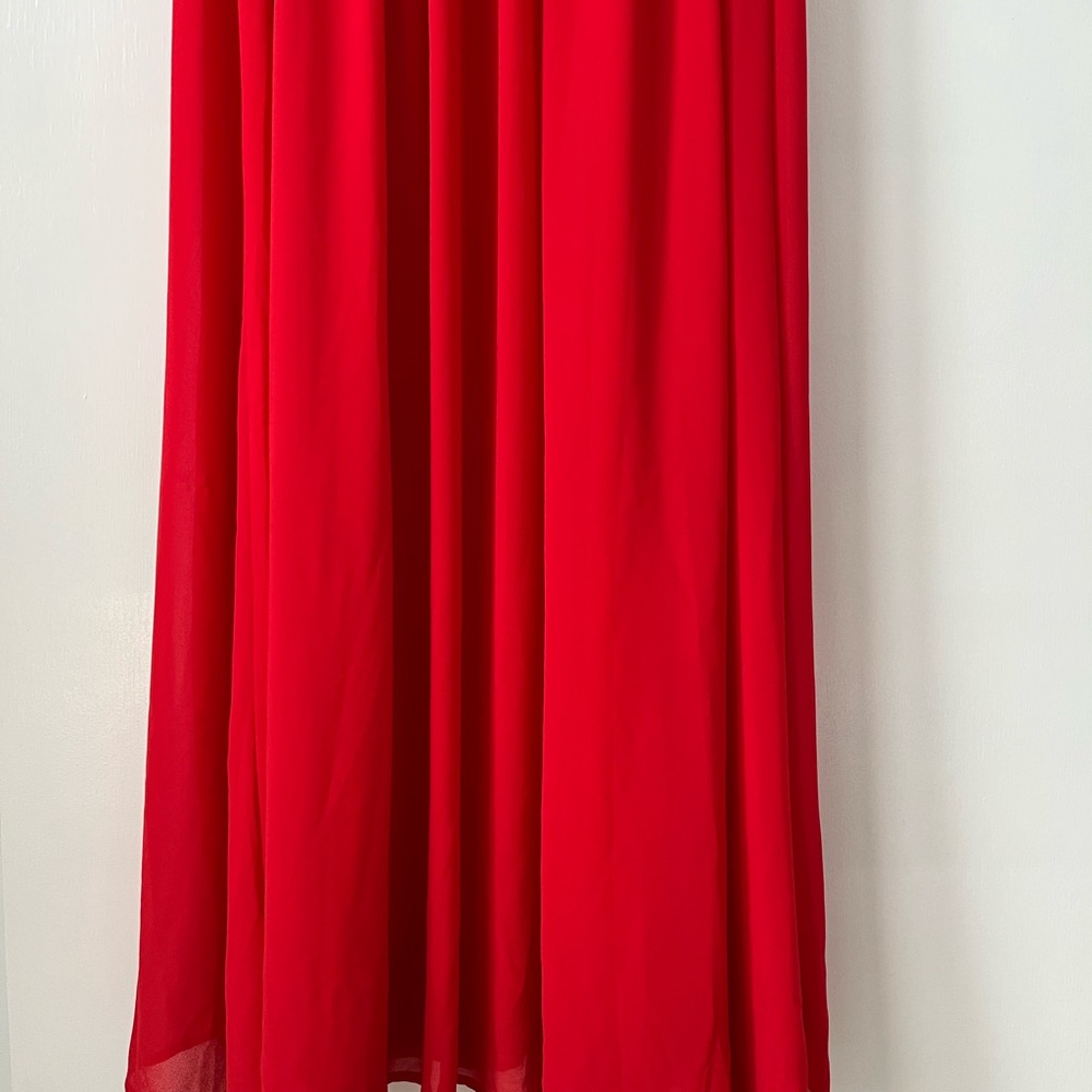 Lulu's Red Maxi Dress - Picture 12 of 15